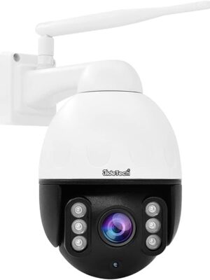 YoLuKe PTZ Camera Outdoor,5MP 5X Optical Zoom WiFi IP Camera 360°